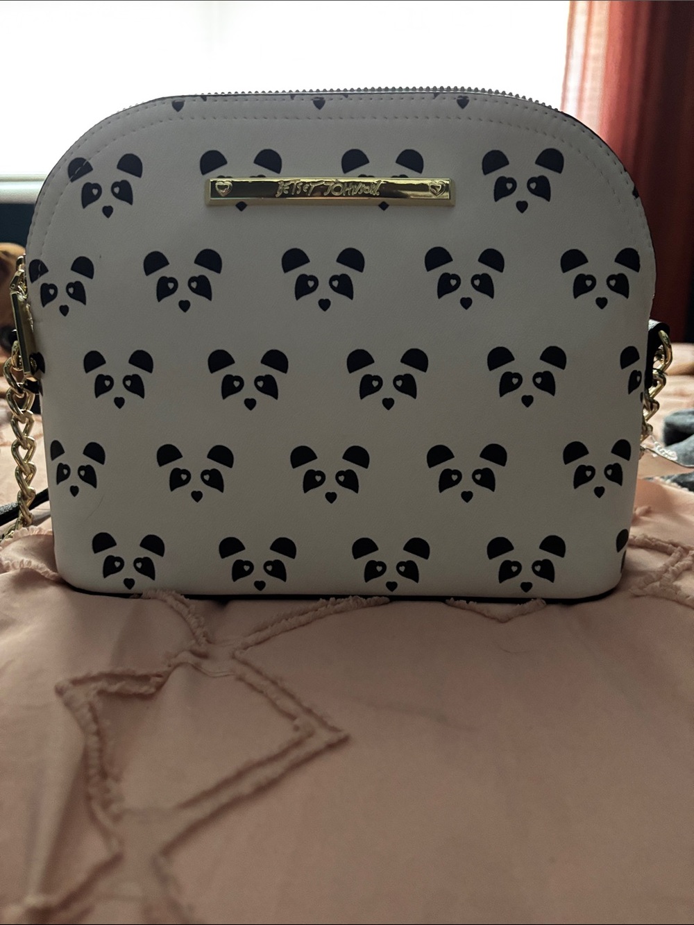 Betsy Johnson panda purse
